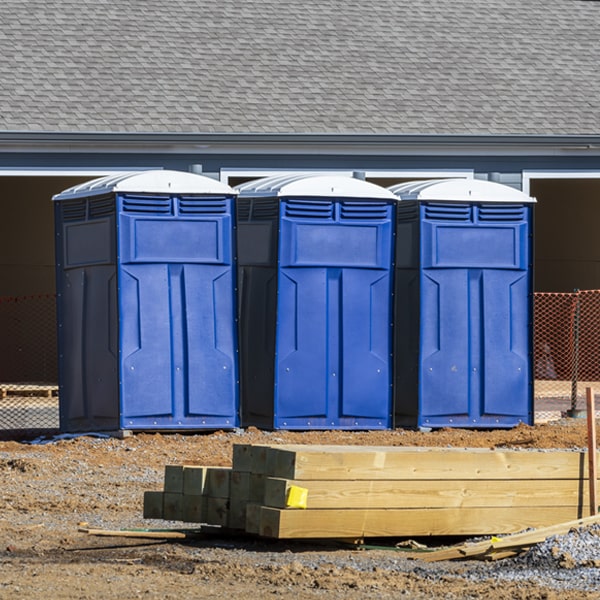 is there a specific order in which to place multiple porta potties in Merchantville New Jersey